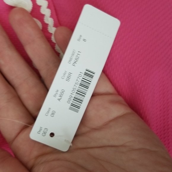 J Crew One-shoulder Ruffle One Piece Swimsuit With Rickrack, Size 8 -- NWT - Picture 6 of 9